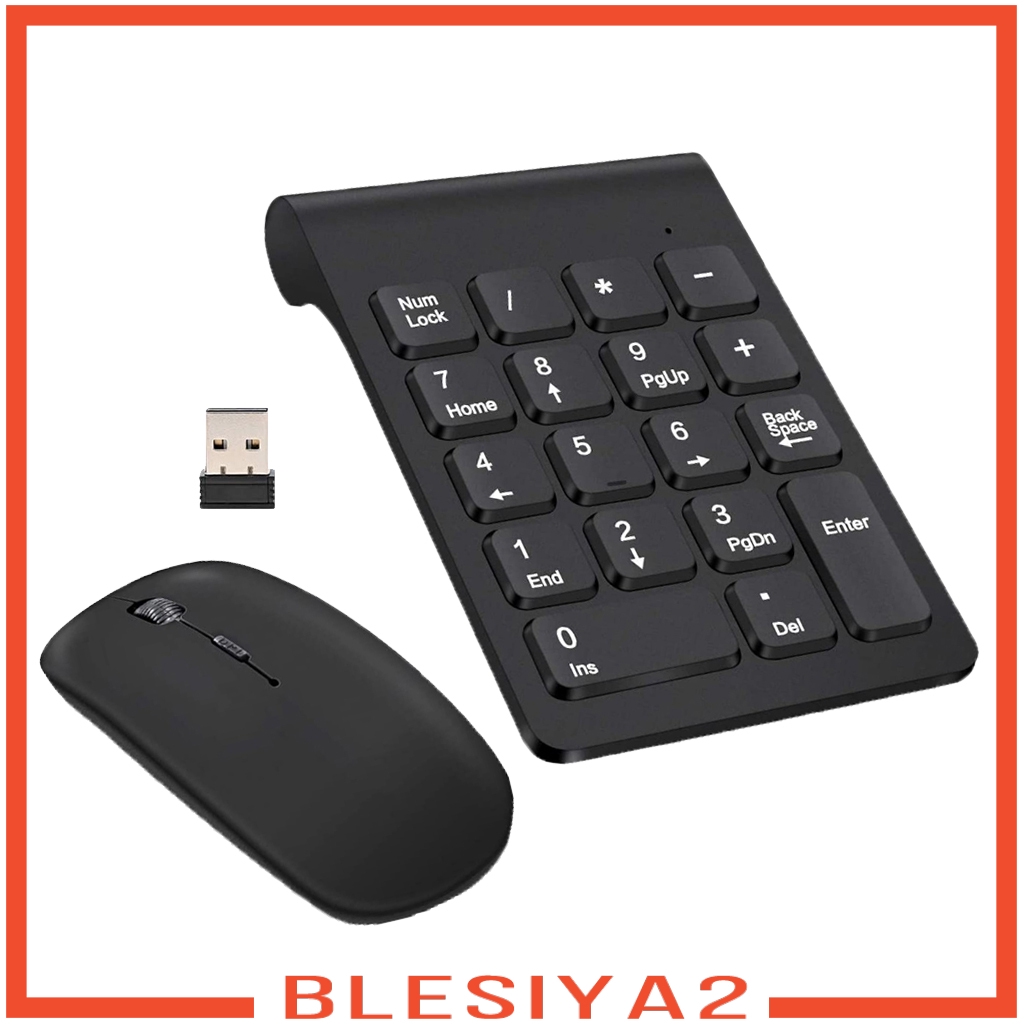 [BLESIYA2] 18 Keys Mini 2.4G Numeric Keypad Wireless Number Pad w