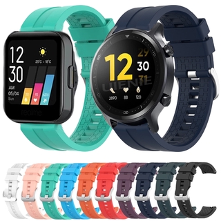 สายนาฬิกาข้อมือซิลิโคนสําหรับ Realme Watch/ Realme Watch S/ S Pro