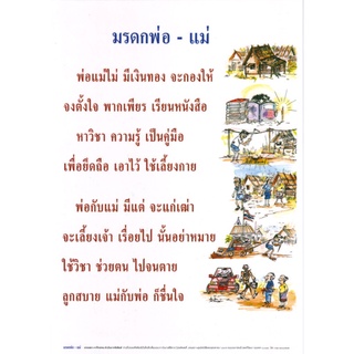 มรดกพ่อ - แม่ (แผ่นเคลือบ จำนวน 5 แผ่น/ชุด)