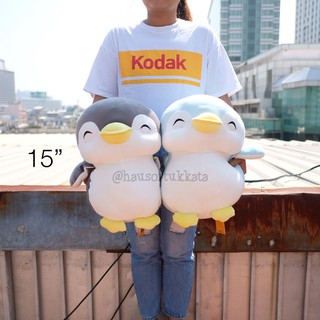 ตุ๊กตา Penguin เพนกวิน อ้วน ตัวนุ่ม 15/20นิ้ว ตุ๊กตาเพนกวิน