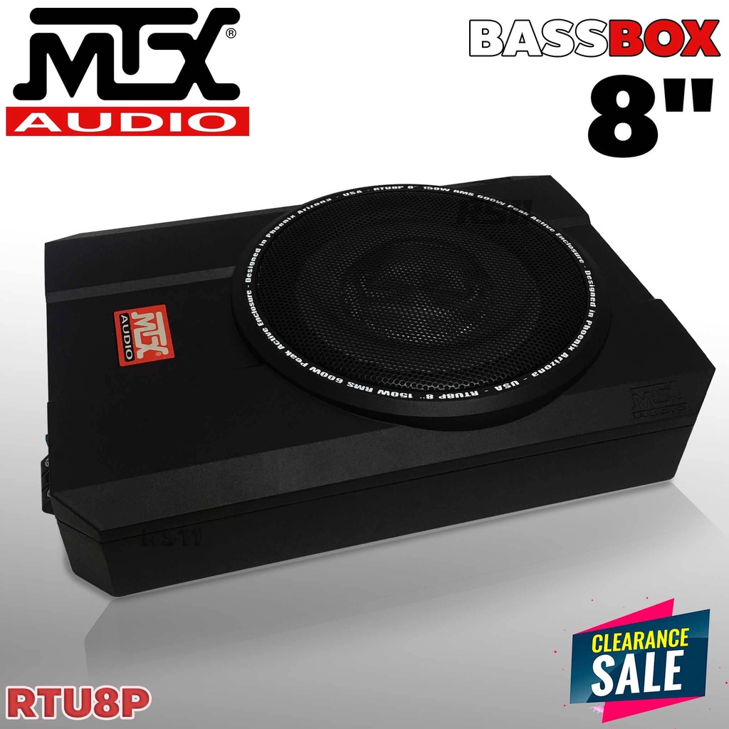 ซับบ๊อกซับวูฟเฟอร์ ตู้ลำโพงซับเบส ซับบ็อกซ์ (subbox) เบสบ็อกซ์ (bass box) ดอกซับ10นิ้ว พร้อมบูสเบส MTX ร่น RTU8P