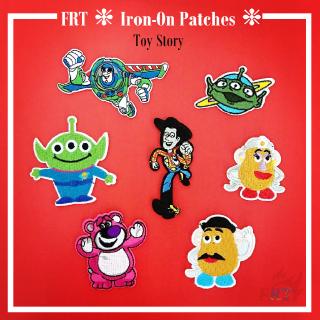 ☸ Disney - Toy Story Patch ☸ แผ่นผ้า DIY สำหรับเย็บตกแต่งเครื่องแต่งกาย 1 ชิ้น