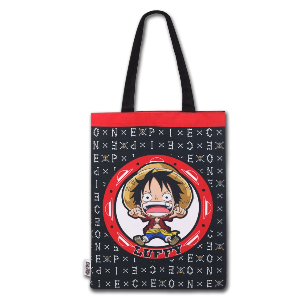 [ONE PIECE] วันพีซ ถุงช้อปปิ้ง กระเป๋าผ้า ถุงผ้า วัสดุพรีเมี่ยม ลิขสิทธิ์แท้ TOTE BAG