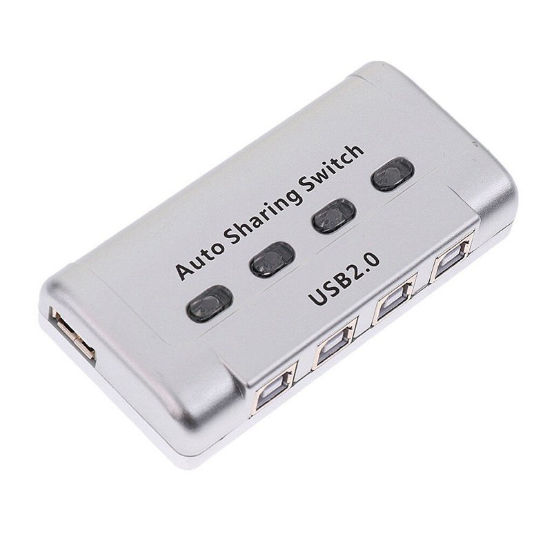 เครื่องใช้ในบ้านFJGEAR 4 Port USB Sharing Switch Adapter Box USB 2.0