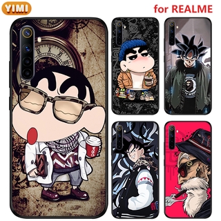 เคส realme 11 5 5S 5I 6I pro plus 4G 5G  7 6 7i C17 pro plus 4G 5G  โทรศัพท์มือถือลายการ์ตูนชินจังสําหรับ