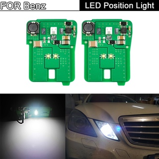 หลอดไฟซีนอน LED สีขาว สําหรับ Mercedes Benz E-Class Sedan W212 C207 A207 W207 2010-2013 2 ชิ้น