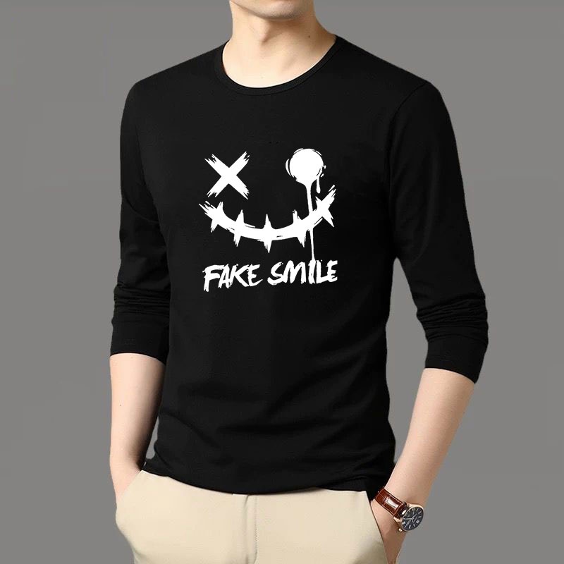 ⭐TL-452⭐ เสื้อยืดแขนยาวแฟชั่นสาวหนุ่มเรียบง่าย ใส่สบาย ลายการ์ตูนน่ารัก มีไซส์ครบ ปลีกและส่ง