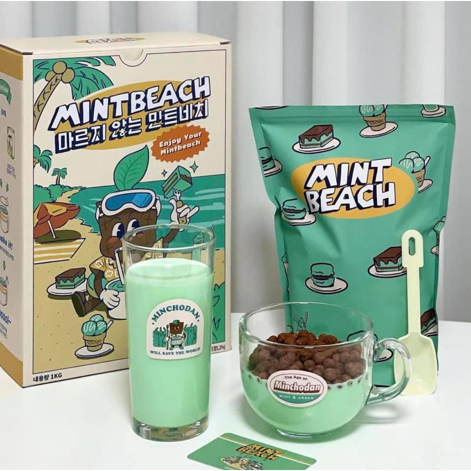 แบ่งขาย !! MINT BEACH ผงมิ้นเข้มข้น #ฮิตมากในเกาหลี เอาใจสาวกมิ้น พร้อมส่ง อร่อยจริงท้าให้ลอง