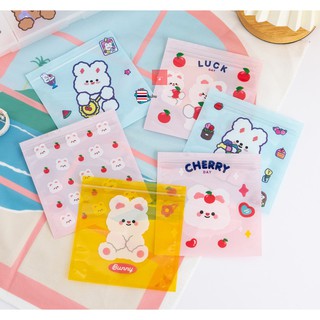 **พร้อมส่ง**ซองพลาสติก ซองพลาสติกใส่ของ ซองพลาสติกใส่ขนม ซองน่ารัก