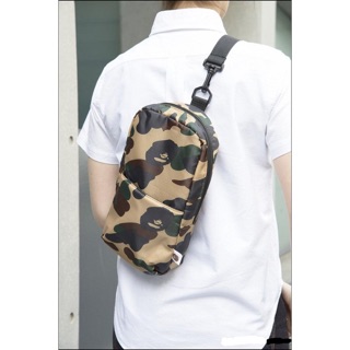 A BATHING APE® 2015 SUMMER COLLECTION กระเป๋าเป้สะพาย กระเป๋าคาดอก กระเป๋าลายพราง BAPE ABATHING APE กระเป๋าเป้