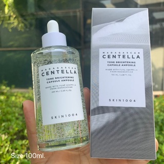 ✨สูตรใหม่ แอมพลูขาวออร่า หน้ากระจ่างใส✨🇰🇷SKIN1004 Madagascar Centella Tone Brightening Capsule Ampoule