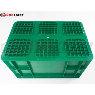ลังพลาสติกทึบ รหัส BOX-343 ขนาด 33.3x50x28.8 ซม.