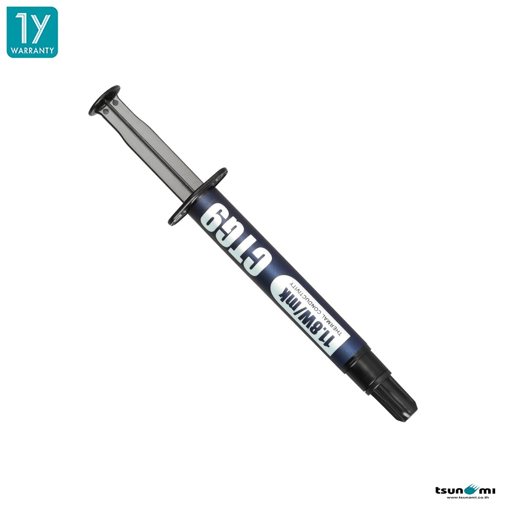 Tsunami ซิลิโคนนำความร้อน สำหรับ CPU/GPU CTG-9 11.8W Thermal Compound