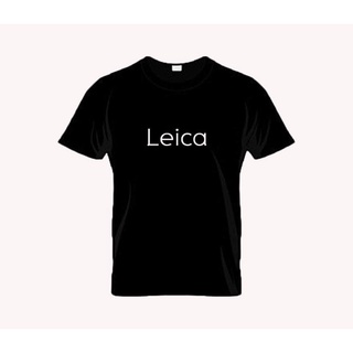 เสื้อยืดLeicaมีสีดำกับสีขาว