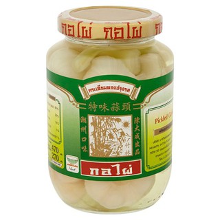 กอไผ่ กระเทียมดองปรุงรส 470 กรัม Bamboo Group, Pickled Garlic, Seasoning รสชาติ เปรี้ยว เค็ม หวาน ลงตัว อร่อยกลมกกล่อม