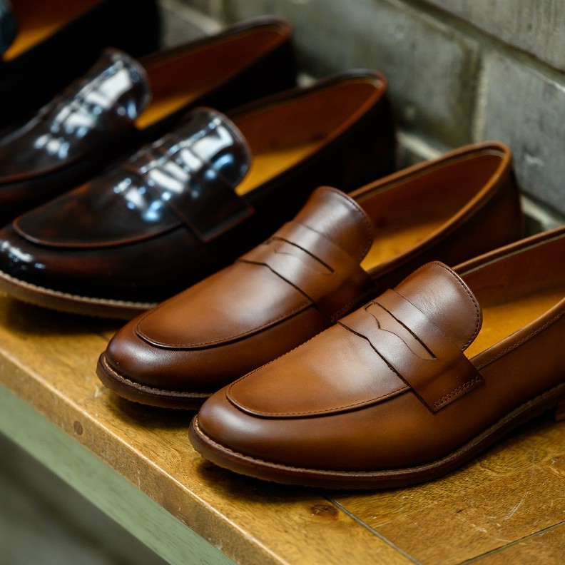 [SA017] Shoesshi รองเท้าหนังแท้ Penny Loafer รองเท้าผู้ชาย ทรงคลาสสิค