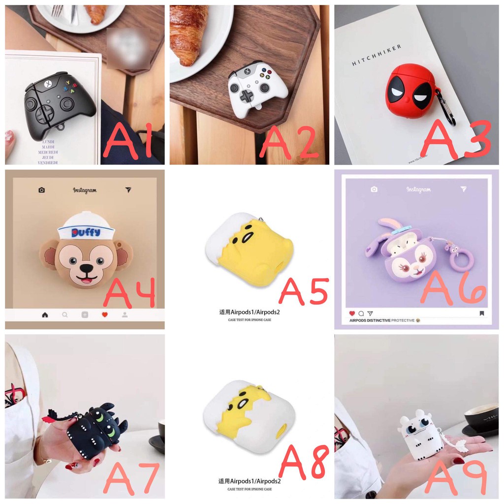 เคสหูฟัง case airpods เคสแอร์พอต airpods case เคส เคสซิลิโคน AirPods/i9s/i11/i12twsใส่ได้