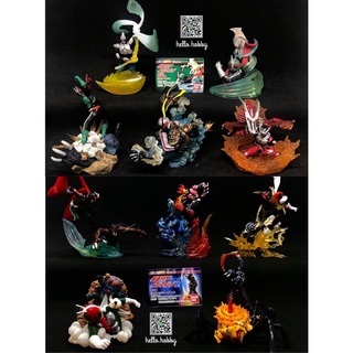 กาชาปอง งานฉาก มดแดง มาสค์ไรเดอร์ HG Kamen Rider Imagination 1/2 Diorama Gashapon by Bandai (Set of 5)