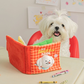 Happy PETs 📔Book Dog Toy ของเล่นซ่อนขนม ของเล่นหมา ของเล่นสุนัข ซ่อนขนม