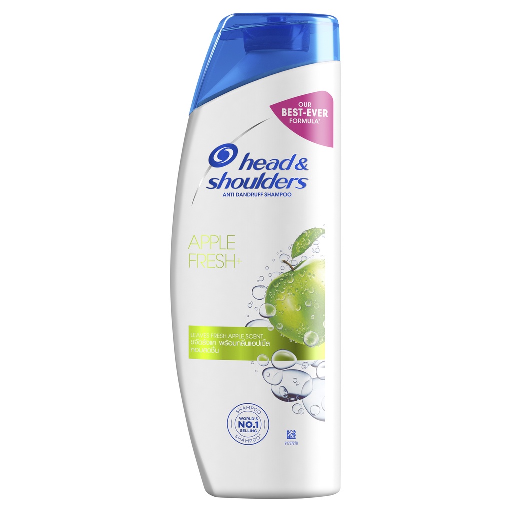 Head & Shoulders เฮดแอนด์โชว์เดอร์ แอปเปิ้ลเฟรช แชมพูขจัดรังแค 300 ml