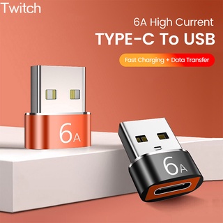 อะแดปเตอร์แปลง USB 3.0 เป็น 6A type-C OTG USB type C ตัวผู้ เป็น Micro USB ตัวเมีย