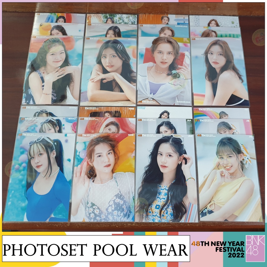 [คอมพ์3ใบ] PHOTOSET BNK48 48TH NEW YEAR FESTIVAL 2022 pool wear น้ำหนึ่ง อร จีจี้ ปาเอญ่า สตางค์ ฮูฟ