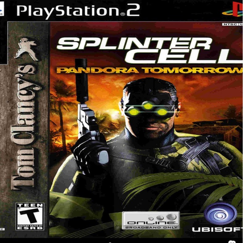 แผ่นเกมส์ PS2 (คุณภาพ) (ส่งไว) Splinter Cell Pandora Tomorrow (USA)