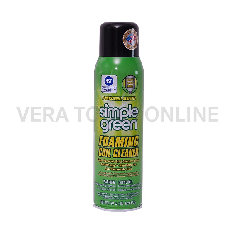 สเปรย์โฟมสำหรับทำความสะอาดเครื่องปรับอากาศใช้งานง่าย SIMPLE-GREEN NO.13418 Foaming Coil Aerosol