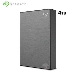 Seagate Backup Plus Portable 4TB สีเทา ฮาร์ดดิสก์แบบพกพา HDD USB3 (STHP4000405) Read 5 Gbps External Harddisk ประกัน 3ปี