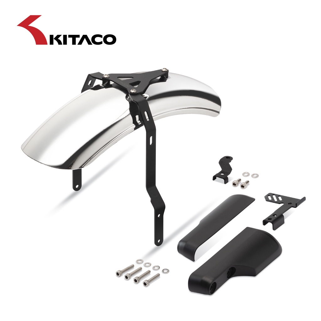 KITACO คิตะโกะ ชุดบังโคลนหน้า (โครเมี่ยม)  Honda Dax 125 | Monkey 125 | MSX 125 | MSX 125 SF | Grom 