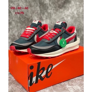 Nike X Sacai LDWaffle (size40-45) Gray Red 1550