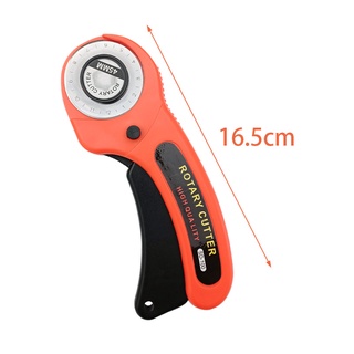 Rotary Cutter ใบมีด 45 มม. โรตารี คัตเตอร์ สำหรับตัดผ้า หนัง กระดาษ
