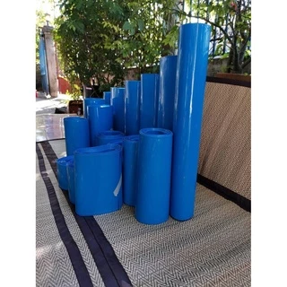 ท่อหด PVC ขนาด 30 - 200 มม ท่อหดความร้อน เทปหด สำหรับแพ๊กแบตเตอรี่ หรือห่อบรรจุภัณฑ์ ยาว 1 เมตร