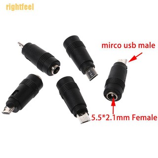 Rightfeel ไมโคร Usb 5.5x2. 1 มม. 2