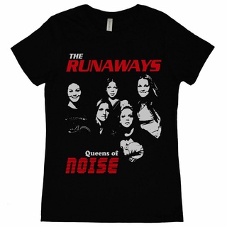 เสื้อยืดแขนสั้น ผ้าฝ้าย พิมพ์ลาย Runaways The Queens Of Noise 2022