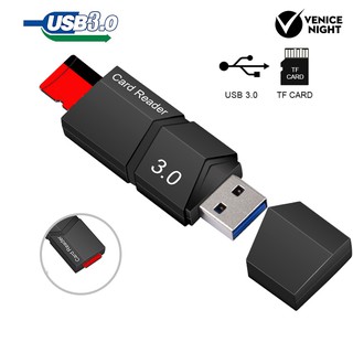 [veni] อะแดปเตอร์การ์ดรีดเดอร์ดิจิทัล USB 3.0 ความเร็วสูง TF Micro Secure สําหรับ PC แล็ปท็อป