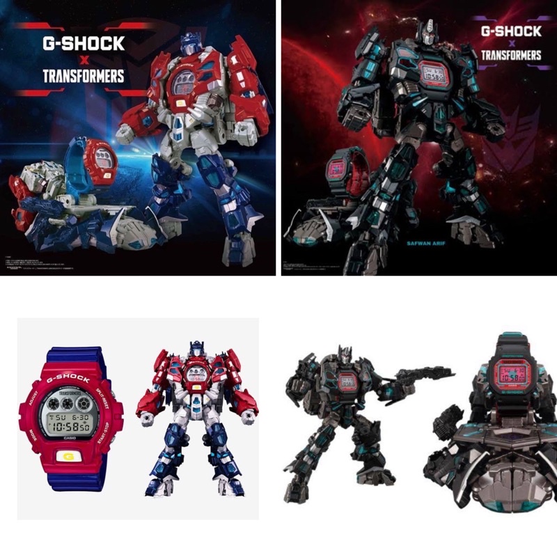 🤖เซตที่นักสะสมรอค่อยกันมากที่สุดของปีนี้🤖  Transformers x G-Shock DW-6900TF-SET , DW-5600TF-19-SET Master OptimusPrime