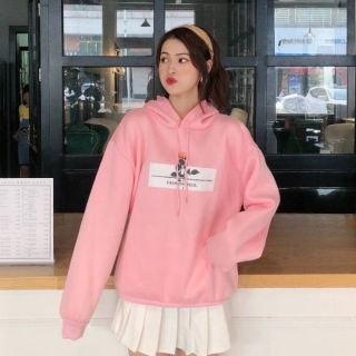 เสื้อหนาวต้อนรับวาเลนไทน์ มีฮู้ด สีพาสเทล