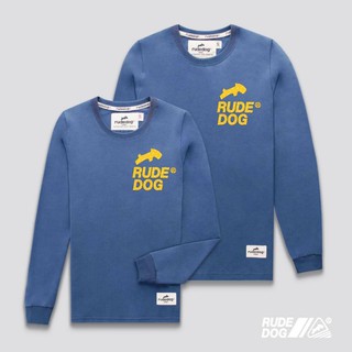 Rudedog เสื้อยืดแขนยาว รุ่น 2 lines สีดิฟซี (ราคาต่อตัว)