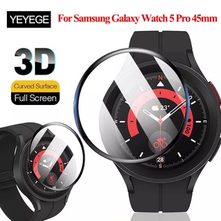 ฟิล์ม ลงโค้ง 3D Galaxy watch 5 pro full curved edge film ฟิล์ม