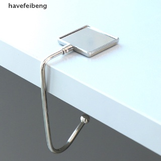 [HAVF] 1Pc Square Metal Hanger Hook Holder Folding Bag Handbag Hook Portable Table Hook GJH