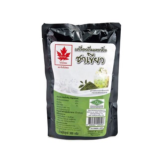 ✨ขายดี✨ ใบไม้แดง ผงกลิ่นชาเขียว 300 กรัม Red Leaf Green Tea Powder 300 g