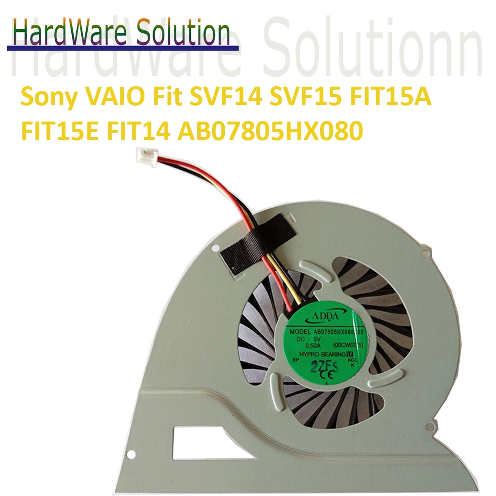 Sony VAIO Fit SVF14 SVF15 FIT15A FIT15E FIT14 AB07805HX080 พัดลมระบายความร้อน CPU แล็ปท็อป