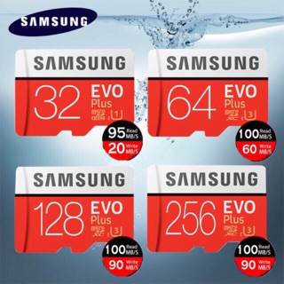 SAMSUNG MicroSDHC EVO PLUS 32GB / 64GB / 128GB /256GB Memory Card with Adapter