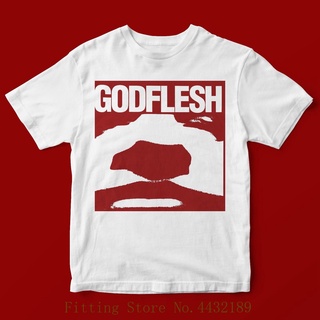 เสื้อยืดคอกลมเสื้อยืด ผ้าฝ้าย 100% พิมพ์ลาย Godflesh 1327 สไตล์ฮาราจูกุ สําหรับผู้ชาย ใส่ออกกําลังกาย LHZYS-5XL