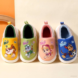 Gs2 PAW Patrol Rubble Chase Rocky Skye รองเท้าผ้าฝ้าย PU กันน้ํา ให้ความอบอุ่น ใส่สบาย สําหรับเด็ก