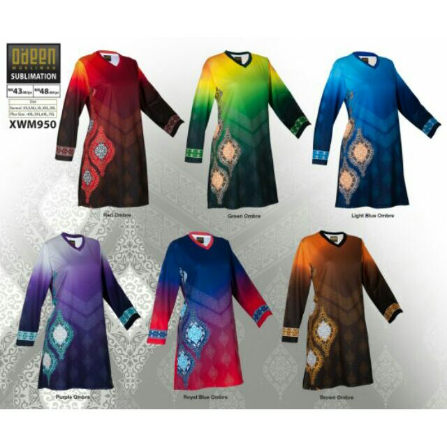 SUBLIMATION T.SHIRT ODEEN EXTRA SIZE (4XL-7XL)