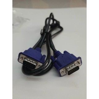 สายจอVGA เคเบิ้ลคอม ทีวี สายจอ VGA 1.5 เมตร ผู้ผู้ ใช้ต่อคอมกับจอ สัญญภาพอย่างเดียว คุณภาพดี แข็งแรงทนทาน