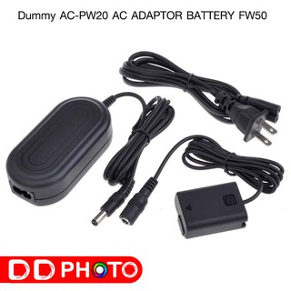 Dummy Battery AC-PW20 AC Adapter Battery FW50 for Sony A7/A7II//A6500/NEX7/RX10