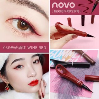 อายไลน์เนอร์ กันน้ำ Novo Dexterous Fingertip Eyeliner หัวแปรงเรียวเล็กสุดๆ**ของแท้ พร้อมส่ง